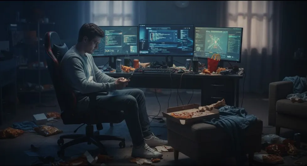 Davranışsal Bağımlılıklar: Teknoloji, Oyun, Yeme Bağımlılığı - Banner Görseli - Mental Sağlık & Psikoloji Kategorisi - Dengeli Sağlık