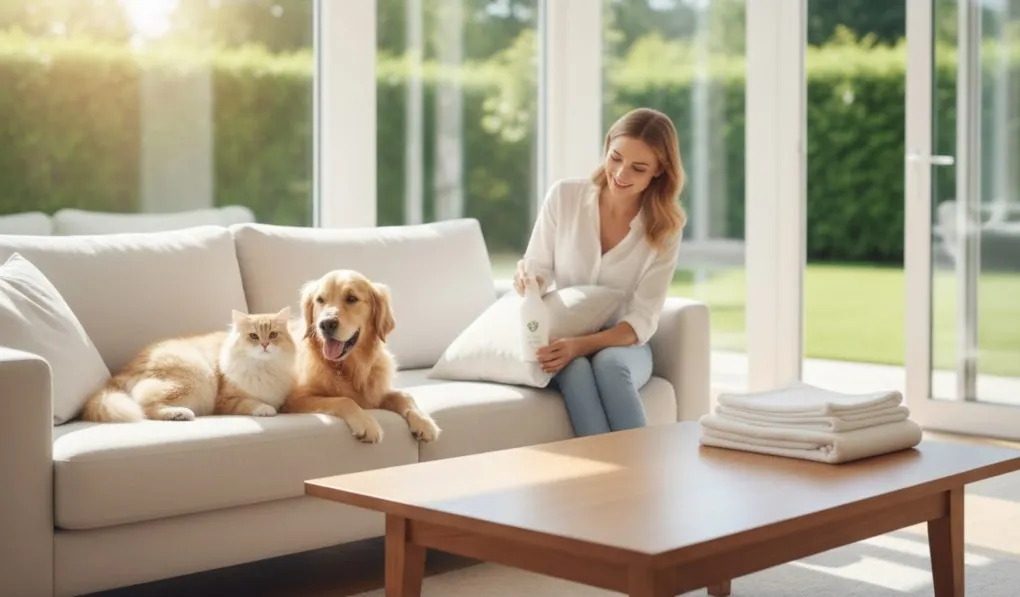 Evcil Hayvan Kokusu Giderme: Pet-Friendly Formüller - Banner Görseli - Doğal Temizlik Kategorisi - Dengeli Sağlık