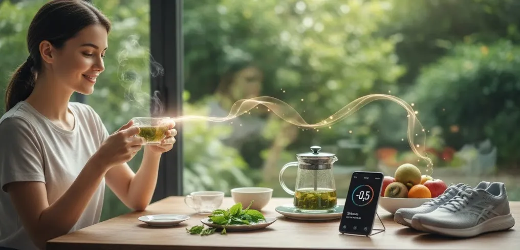 Yeşil Çay ile Kilo Verme: Günde Kaç Bardak İçilmeli? - Banner Görseli - Kilo Verme İpuçları Kategorisi - Dengeli Sağlık