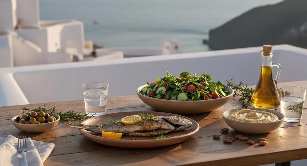 Akdeniz Diyeti: Uzun Yaşamın Sırrı ve Haftalık Menü - Banner Görseli - Popüler Diyetler Kategorisi - Dengeli Sağlık